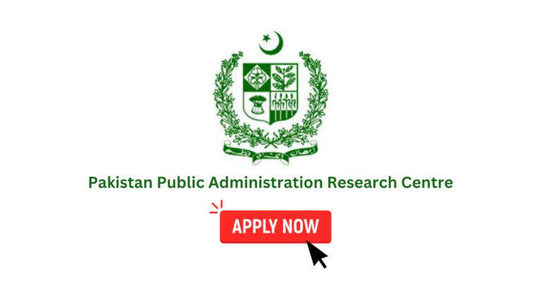 (PPARC) Pakistan Public Administration Research Centre Jobs 2024