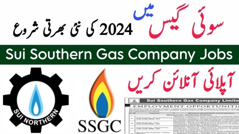 Sui Southern Gas Company Best Jobs 2024 